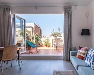 Terrace of Attic to rent in  Barcelona Capital  with Air Conditioner, Heating and Parquet flooring