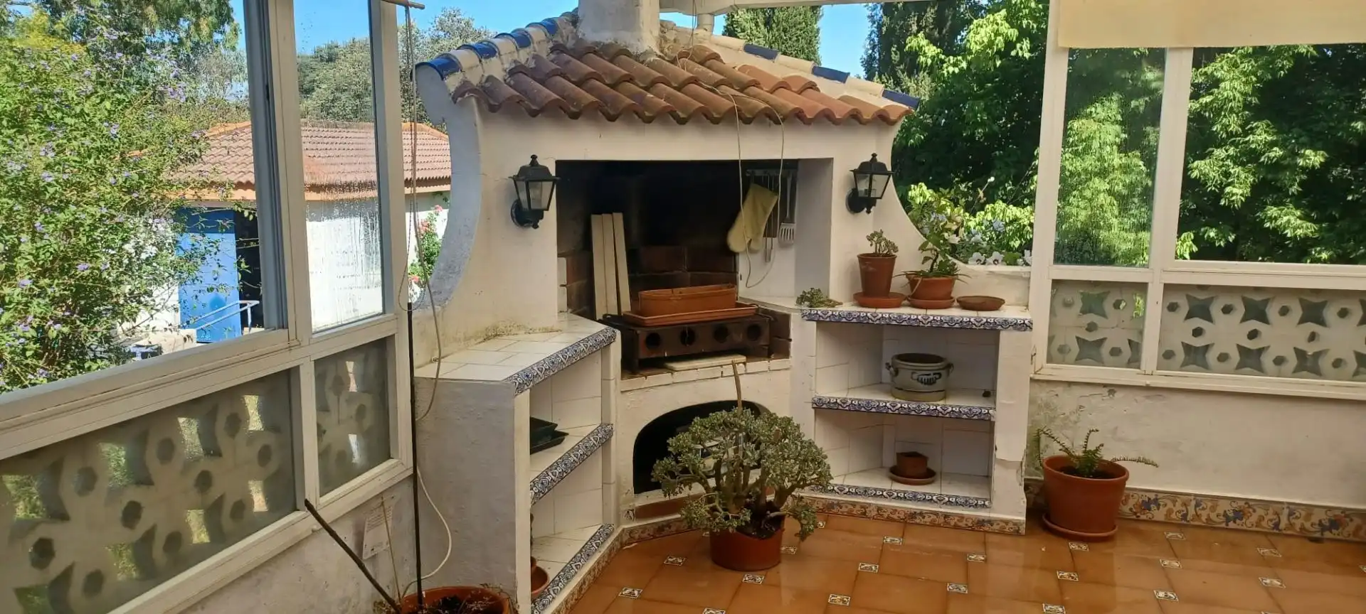 Terraza de Casa o chalet en venta en Castilblanco de los Arroyos con Aire acondicionado, Jardín privado y Terraza