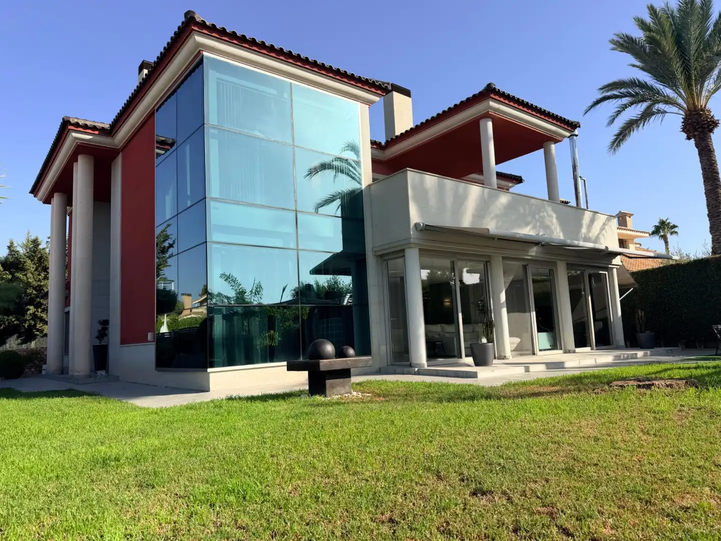 Vista exterior de Casa o chalet de alquiler en Elche / Elx con Aire acondicionado, Calefacción y Jardín privado