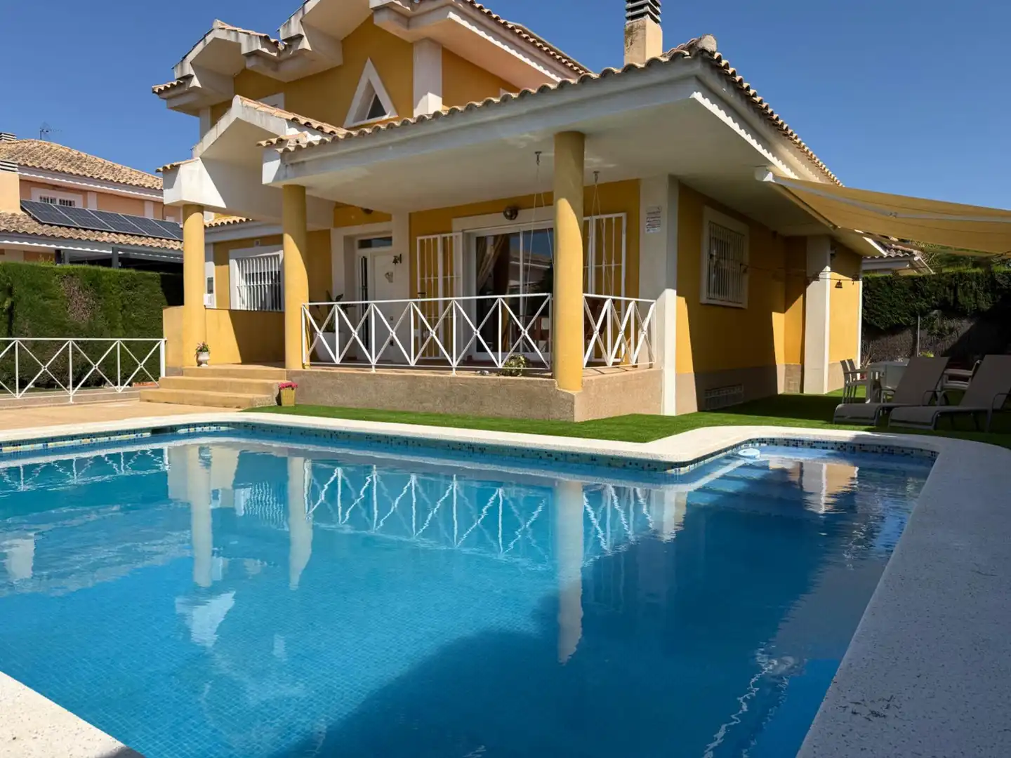 Swimming pool of Houses for sale in Molina de Segura  with Air Conditioner, Heating and Terrace