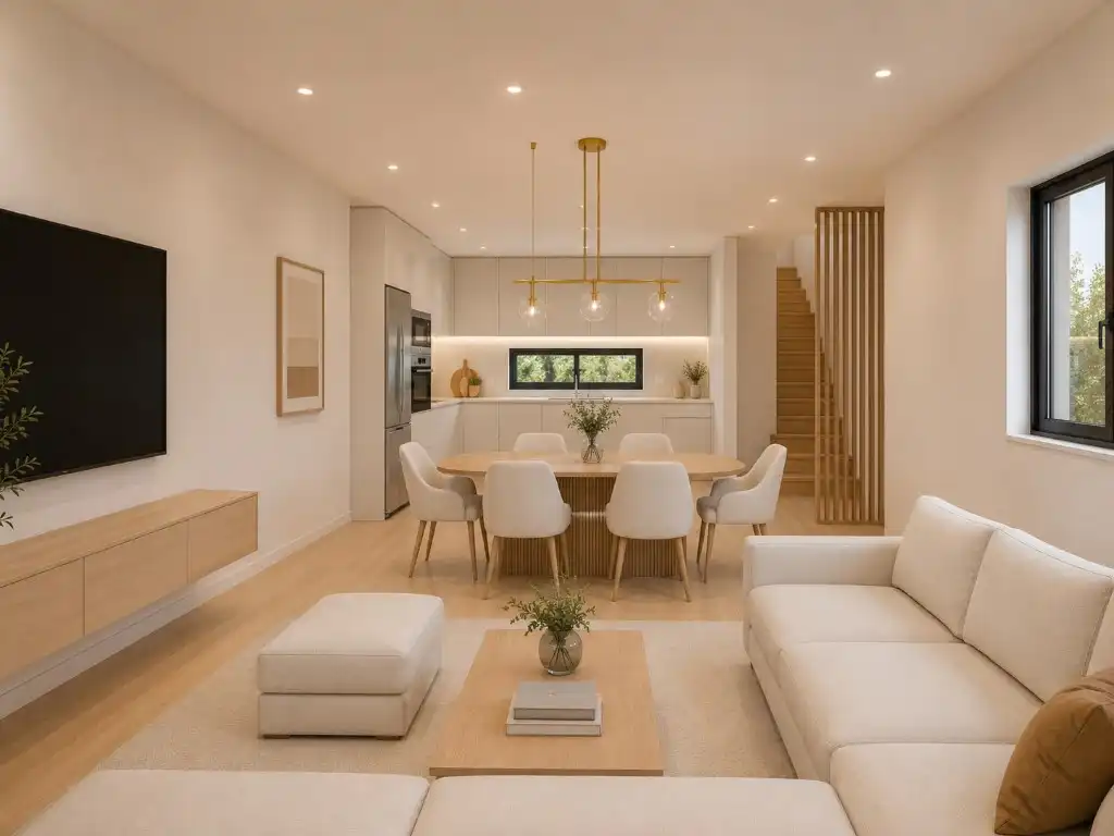 Sala d'estar de Casa o xalet en venda en Olèrdola amb Aire condicionat, Forn i Microones