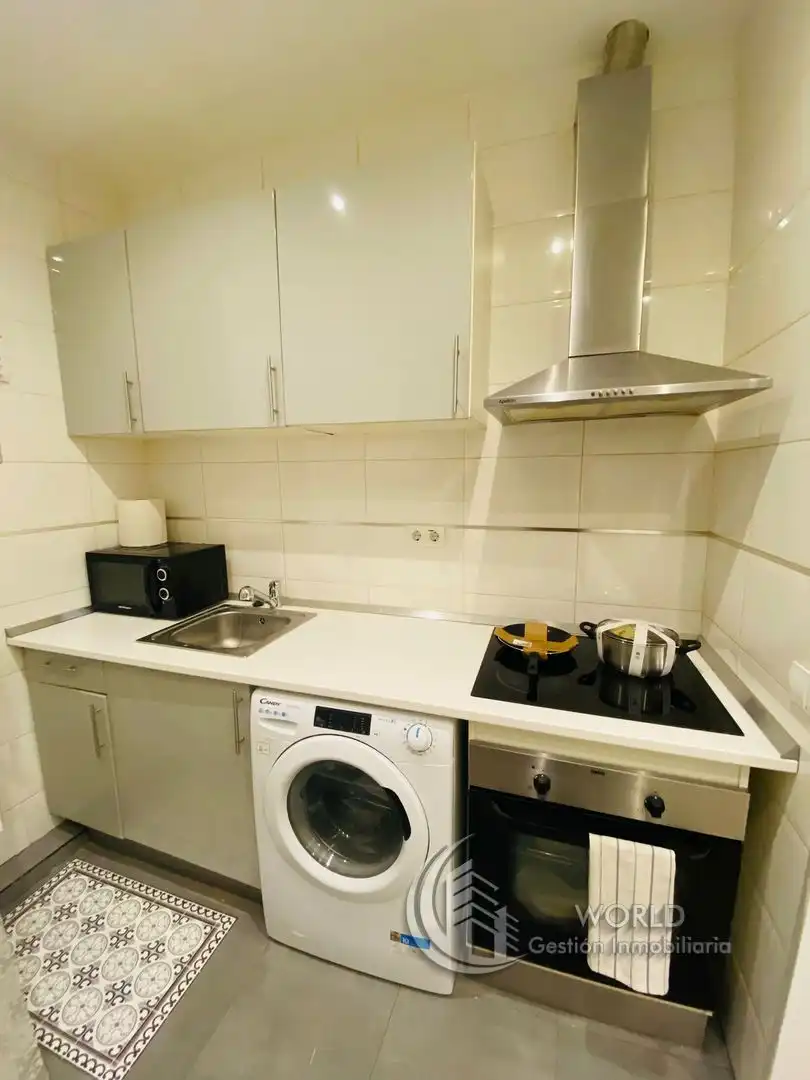Kitchen of Apartments for rent in Madrid  with Air Conditioner, Heating and Furnished