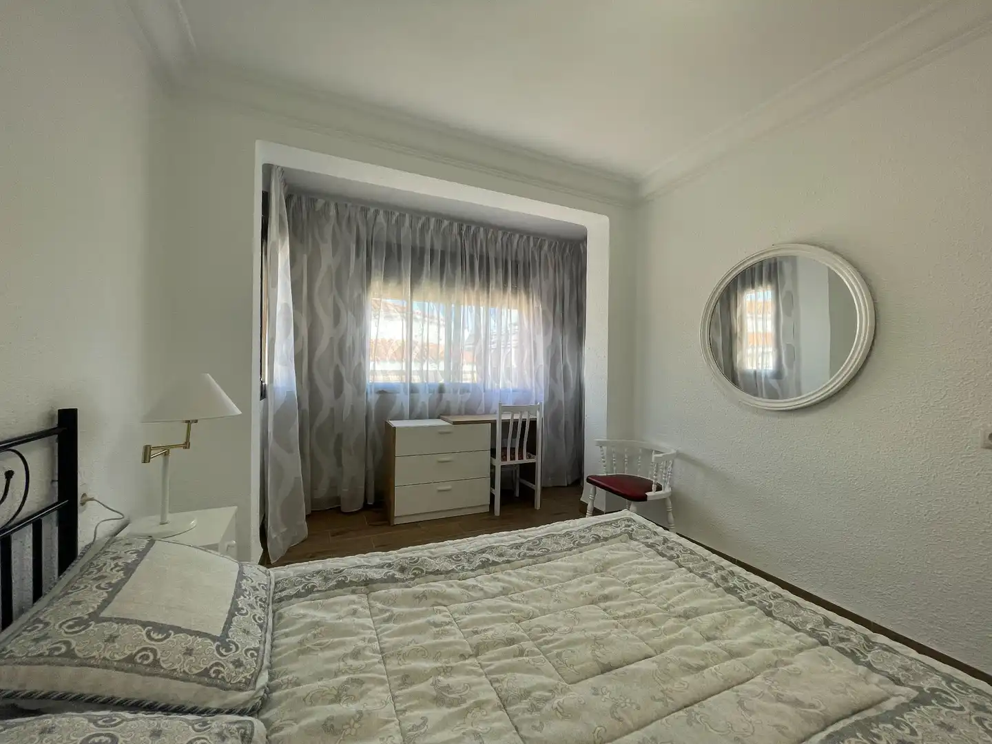 Bedroom of Flat for rent in Castellón de la Plana / Castelló de la Plana  with Terrace and Furnished
