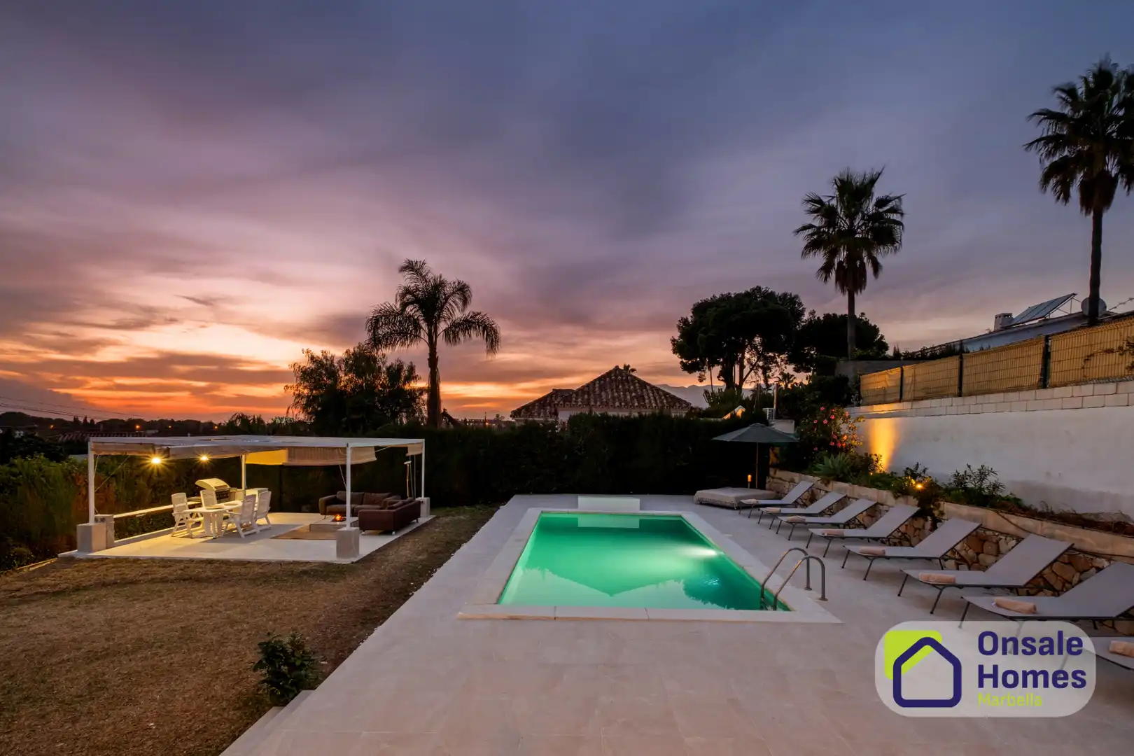 Garden of Houses for sale in Marbella  with Air Conditioner, Private garden and Terrace