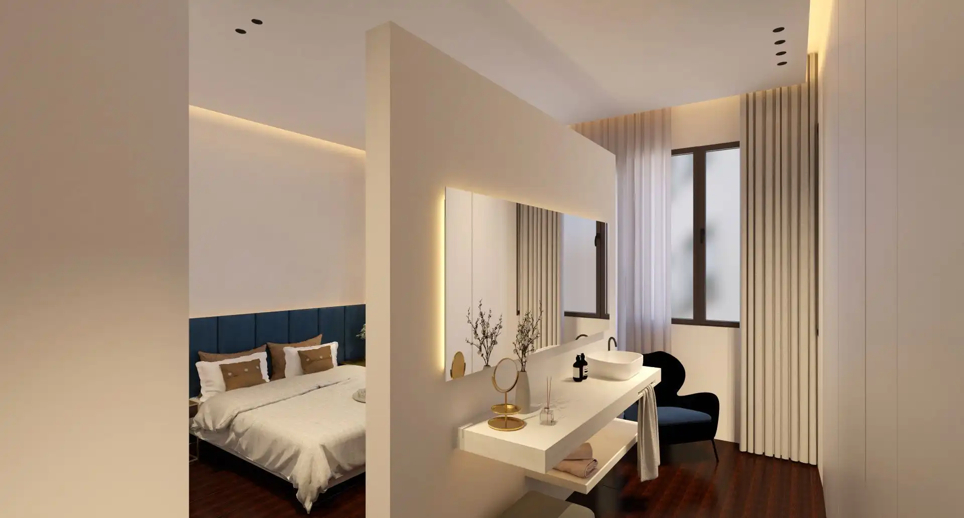 Habitación de Casa o chalet en venta en Santiago de Compostela  con Calefacción, Jardín privado y Piscina