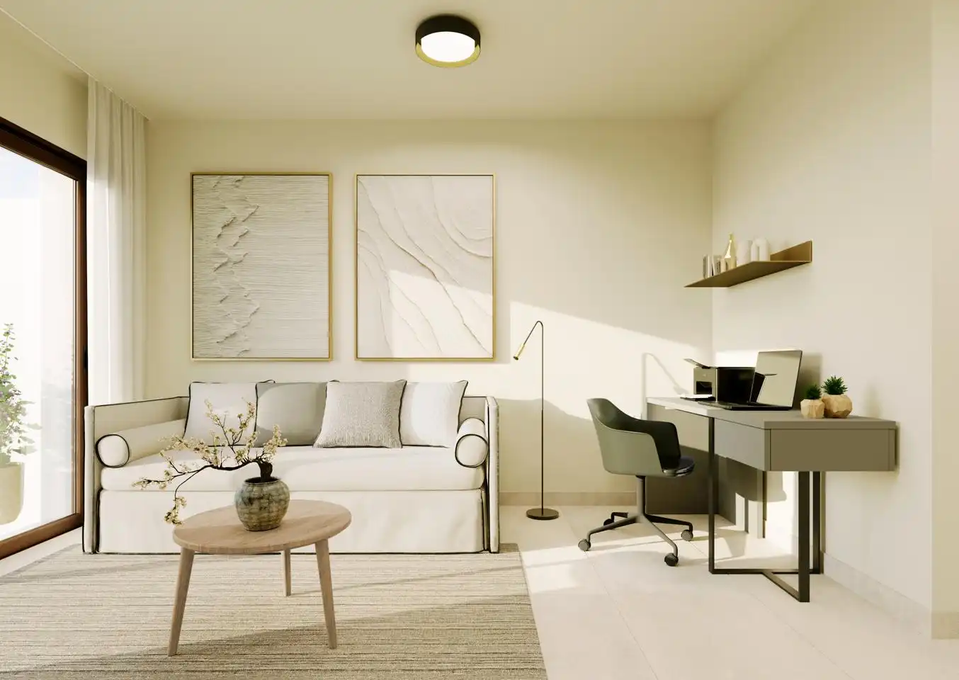 Sala de estar de Piso en venta en Calvià con Aire acondicionado y Terraza