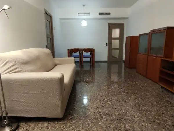 Wohnzimmer von Wohnung zur Miete in Barcelona mit Klimaanlage, Terrasse und Möbliert