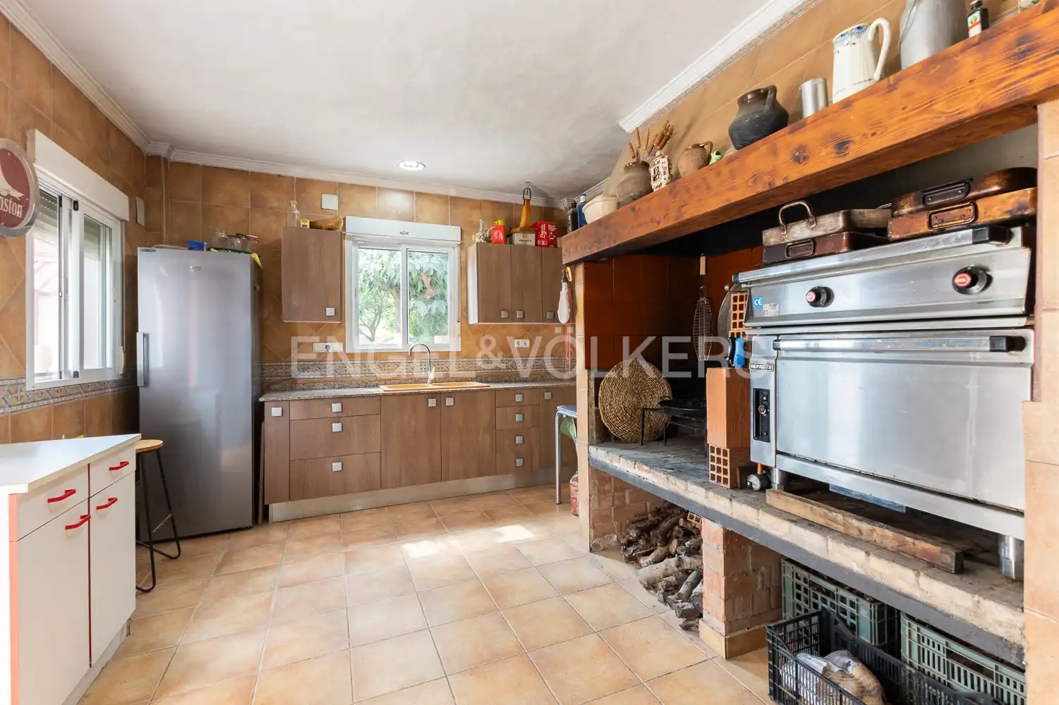 Cocina de Casa o chalet en venta en Casinos con Calefacción, Jardín privado y Terraza