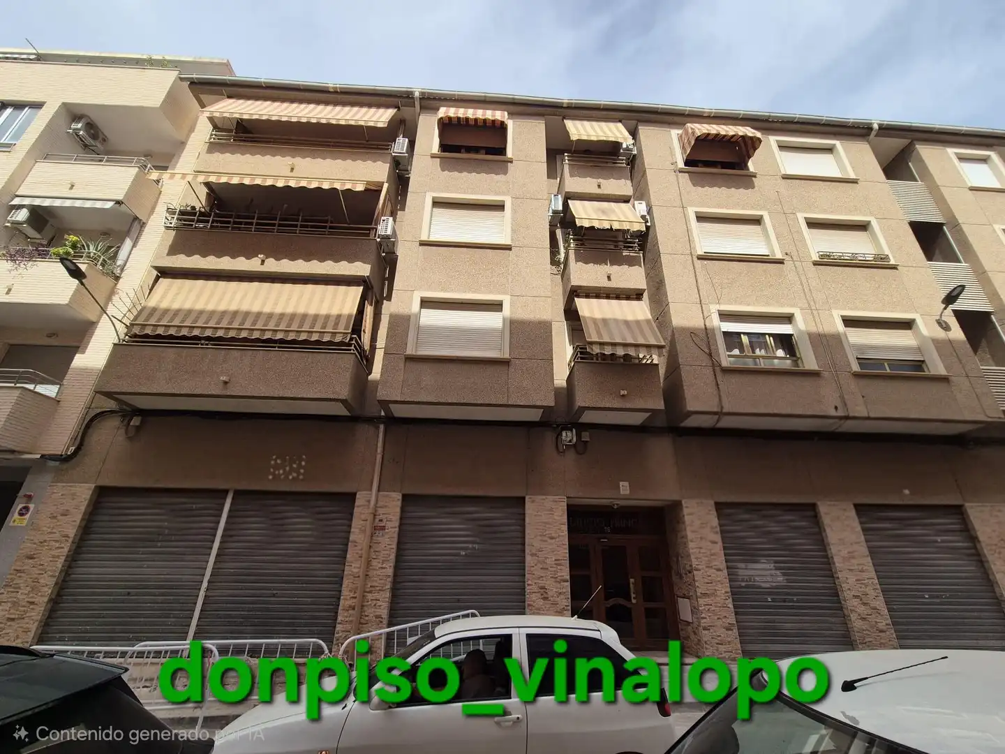Exterior view of Apartments for sale in Elda  with Air Conditioner and Heating