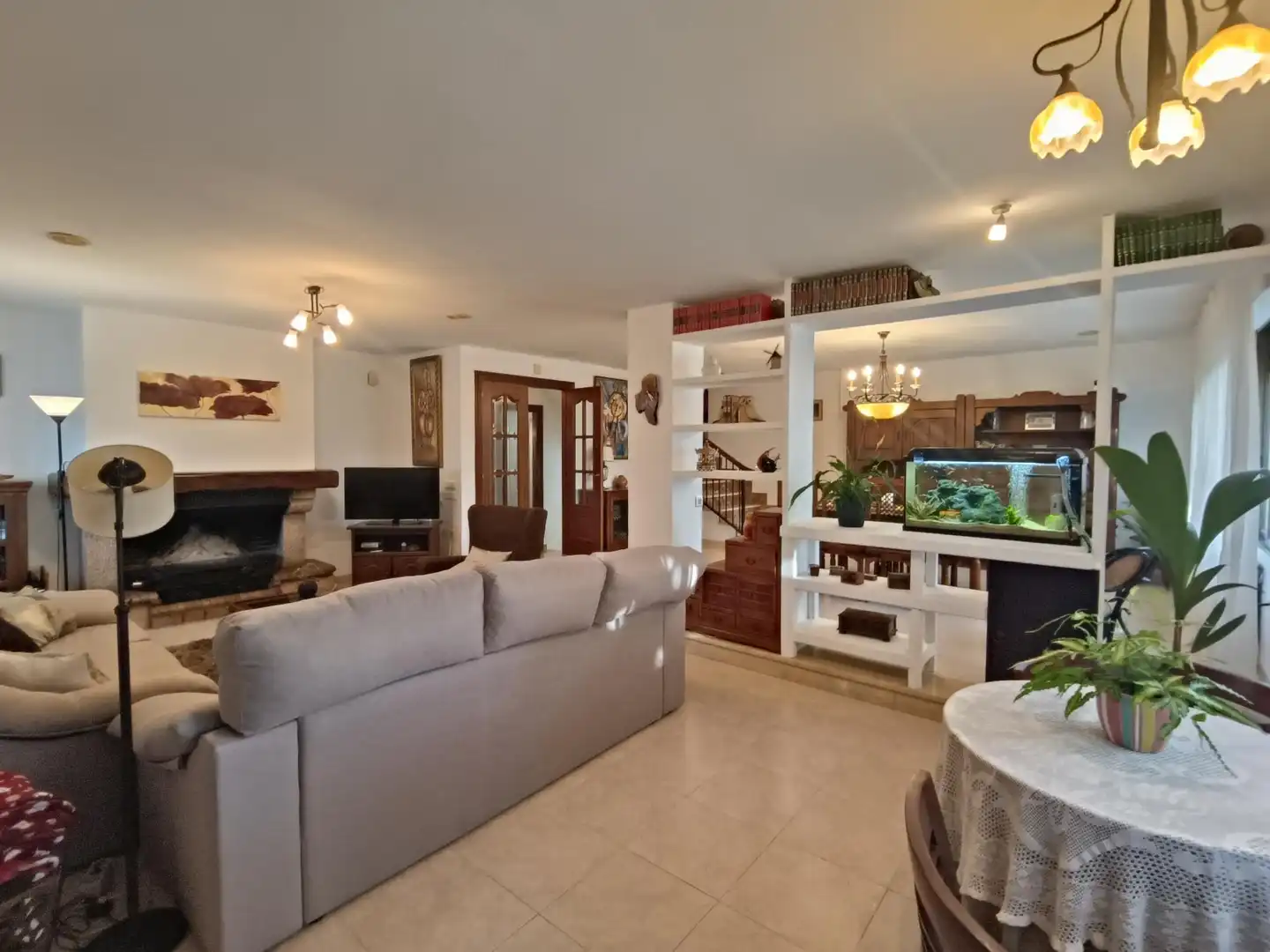 Sala d'estar de Casa o xalet en venda en Benicasim / Benicàssim amb Calefacció, Terrassa i Traster