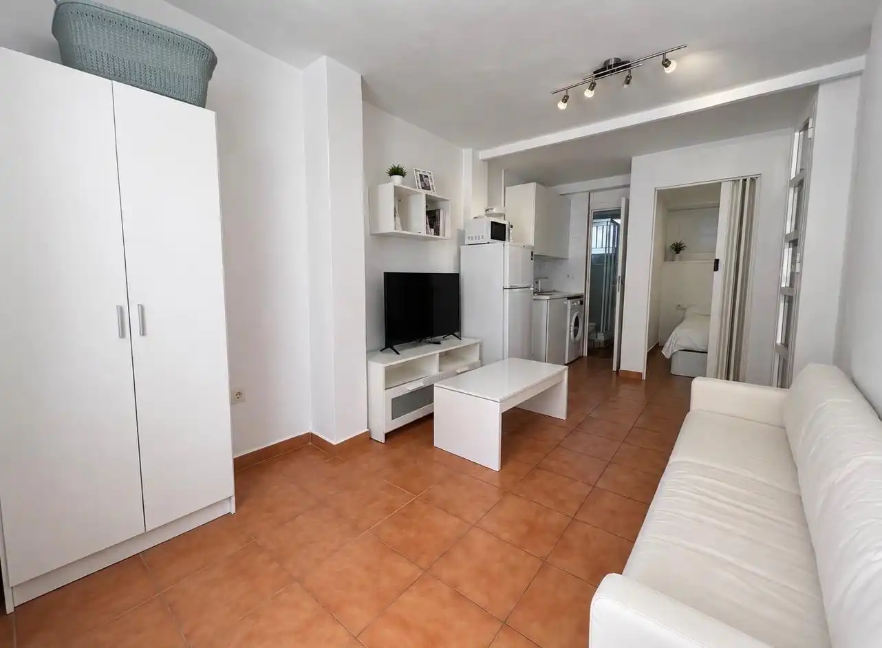 Sala d'estar de Planta baixa en venda en Torremolinos amb Aire condicionat, Calefacció i Jardí privat