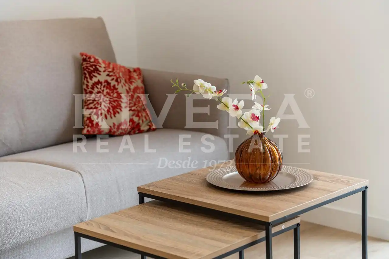 Sala de estar de Apartamento en venta en Sanxenxo con Aire acondicionado, Calefacción y Terraza
