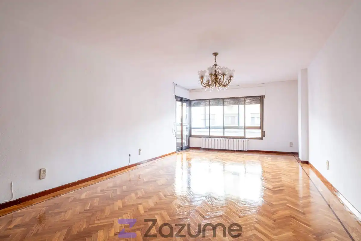 Sala de estar de Piso de alquiler en Zaragoza con Calefacción, Parquet y Terraza