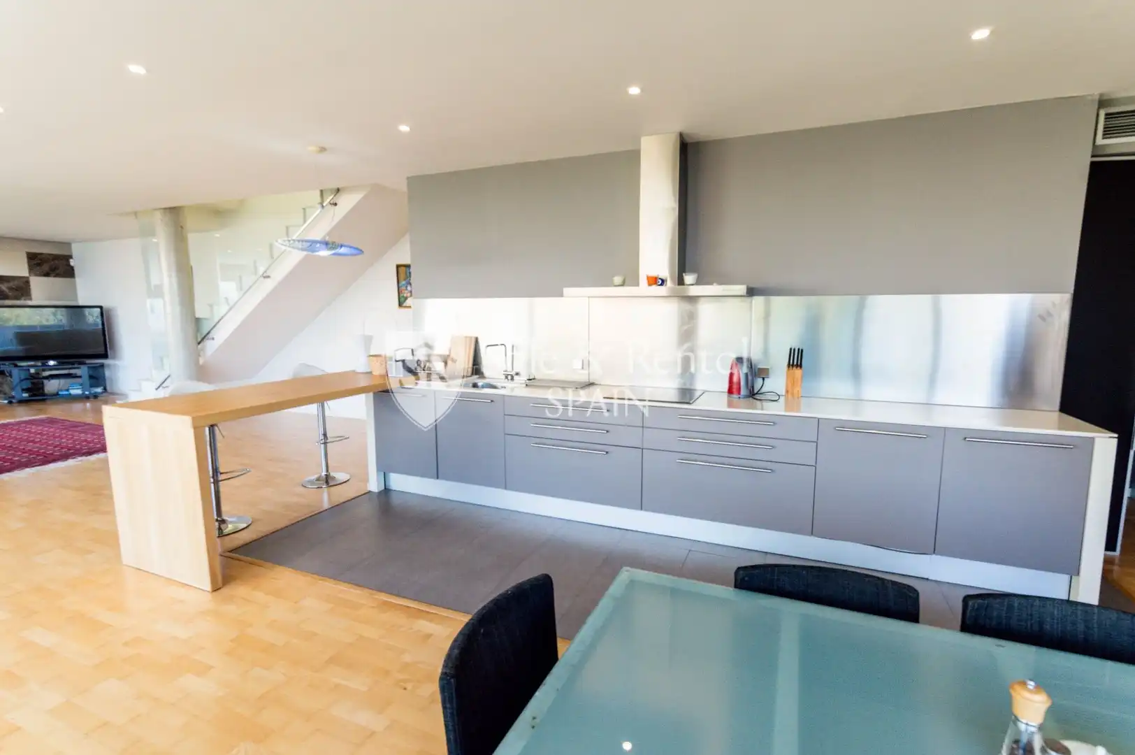 Cuina de Casa o xalet en venda en Lloret de Mar amb Aire condicionat, Jardí privat i Terrassa