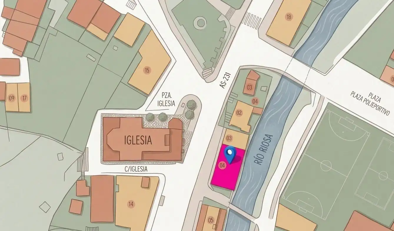 Vista exterior de Piso en venta en Morcín