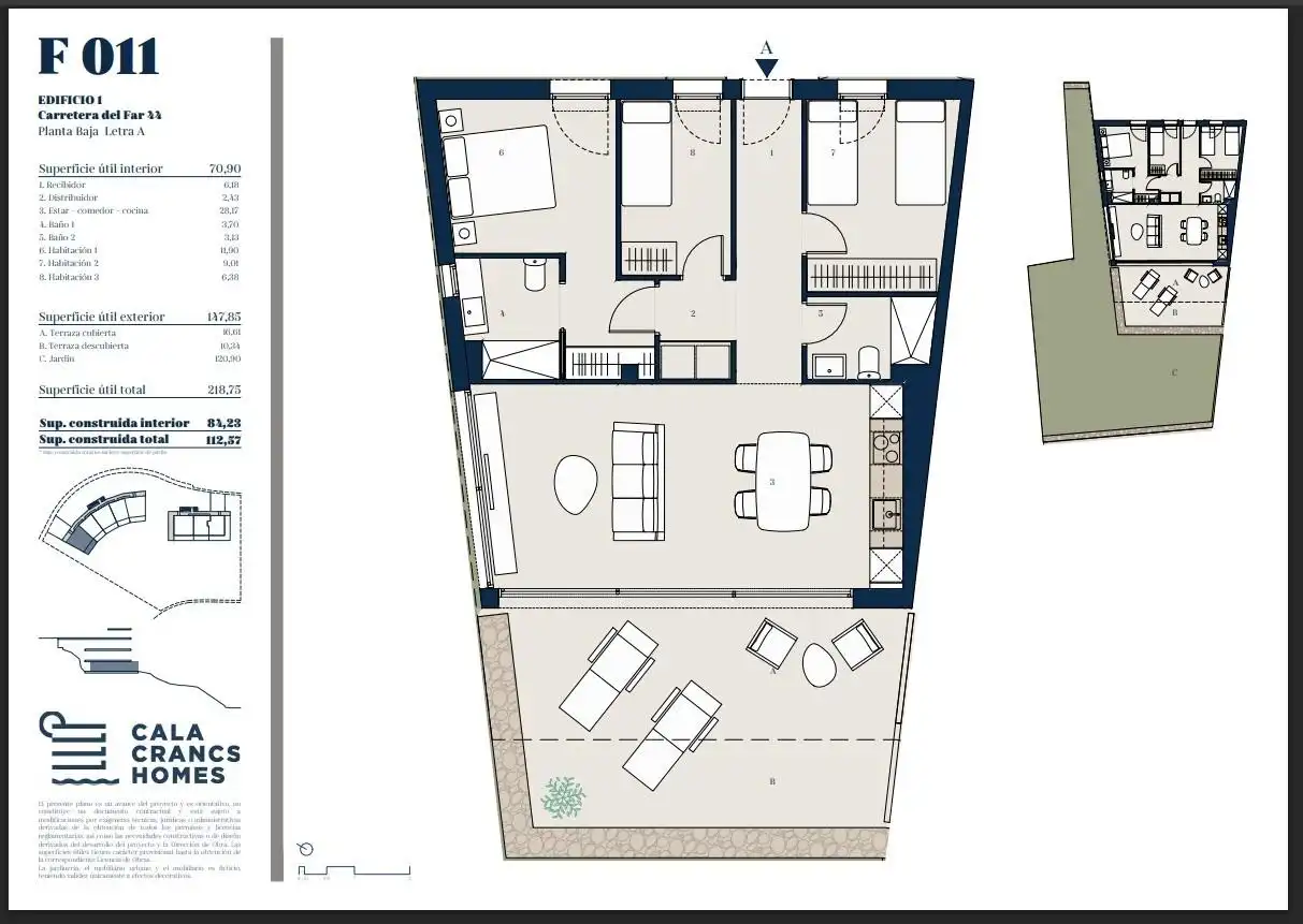 Apartment with terrace for sale in Pla de Maset - Cap de Salou, imagen 8