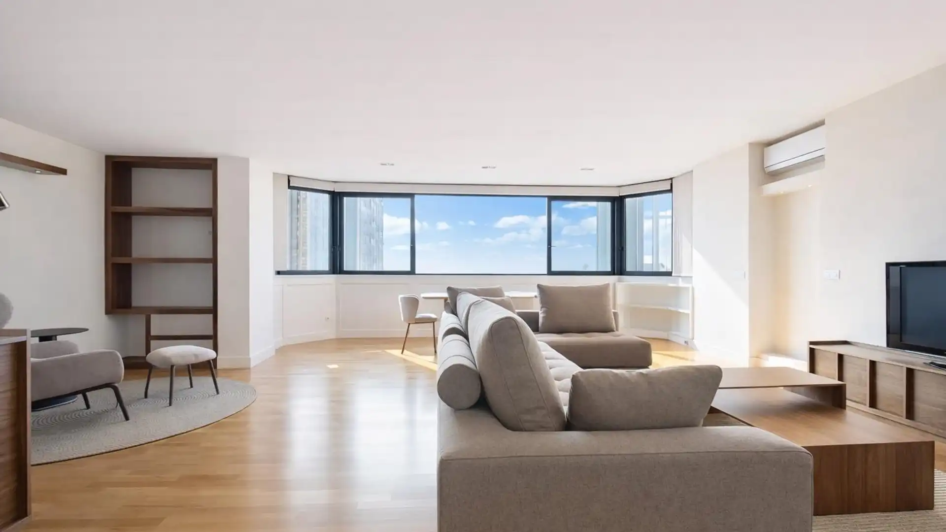 Sala de estar de Piso de alquiler en  Santa Cruz de Tenerife Capital con Aire acondicionado, Trastero y Amueblado