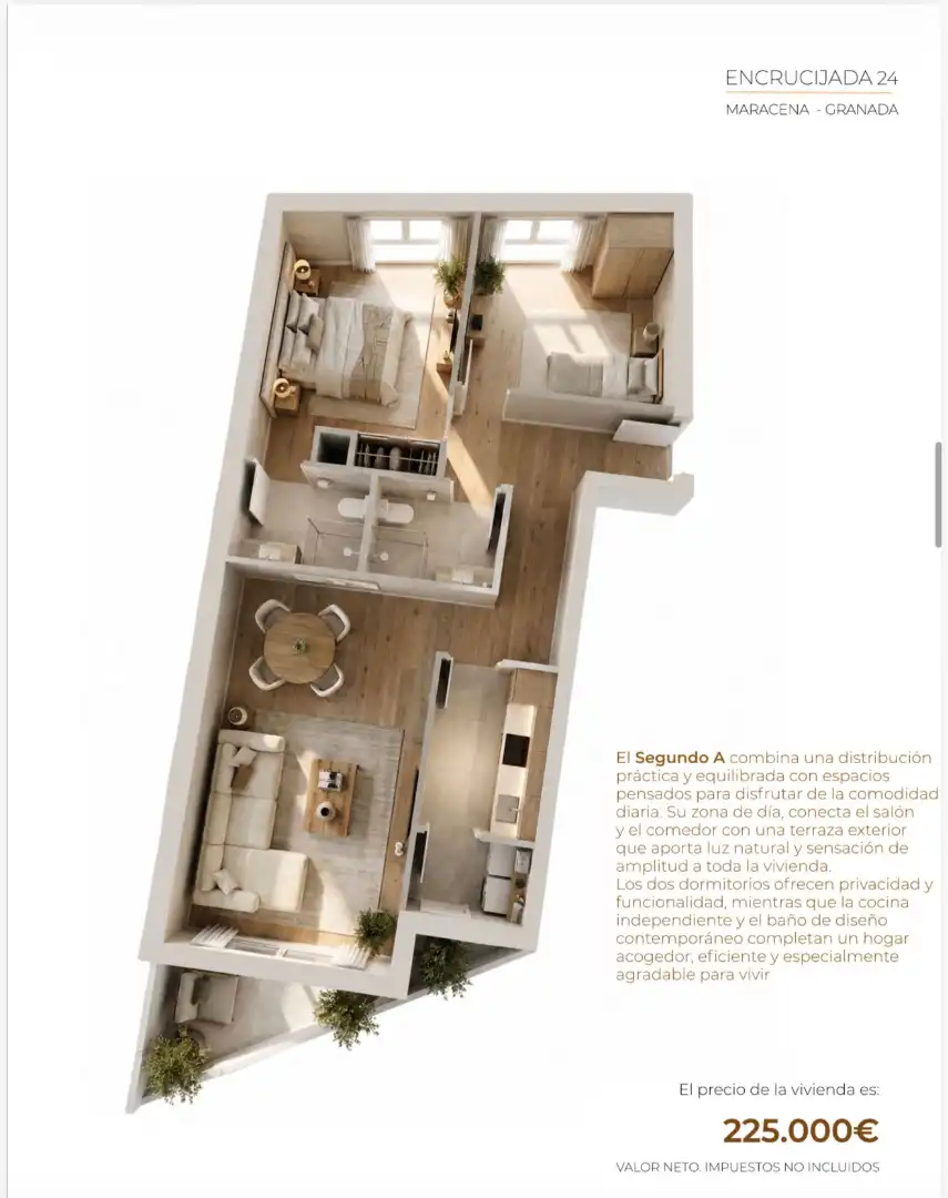 Flat for sale in Maracena  with Air Conditioner, Heating and Terrace