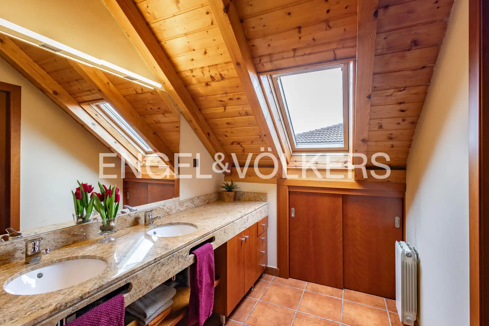 Kitchen of Houses for sale in Sant Cugat del Vallès  with Heating, Private garden and Parquet flooring