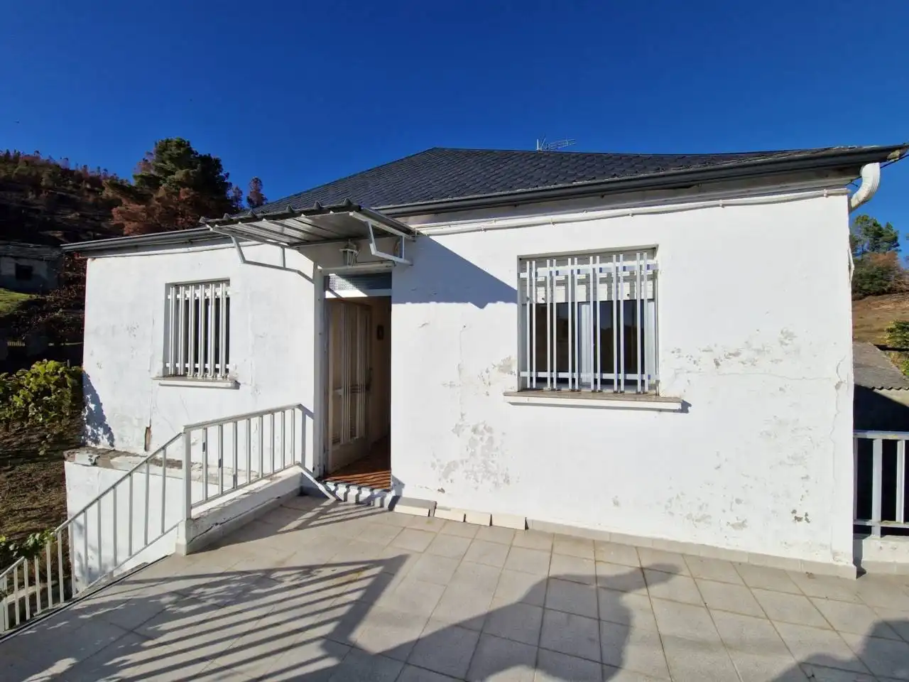 Vista exterior de Casa o chalet en venta en Larouco con Jardín privado