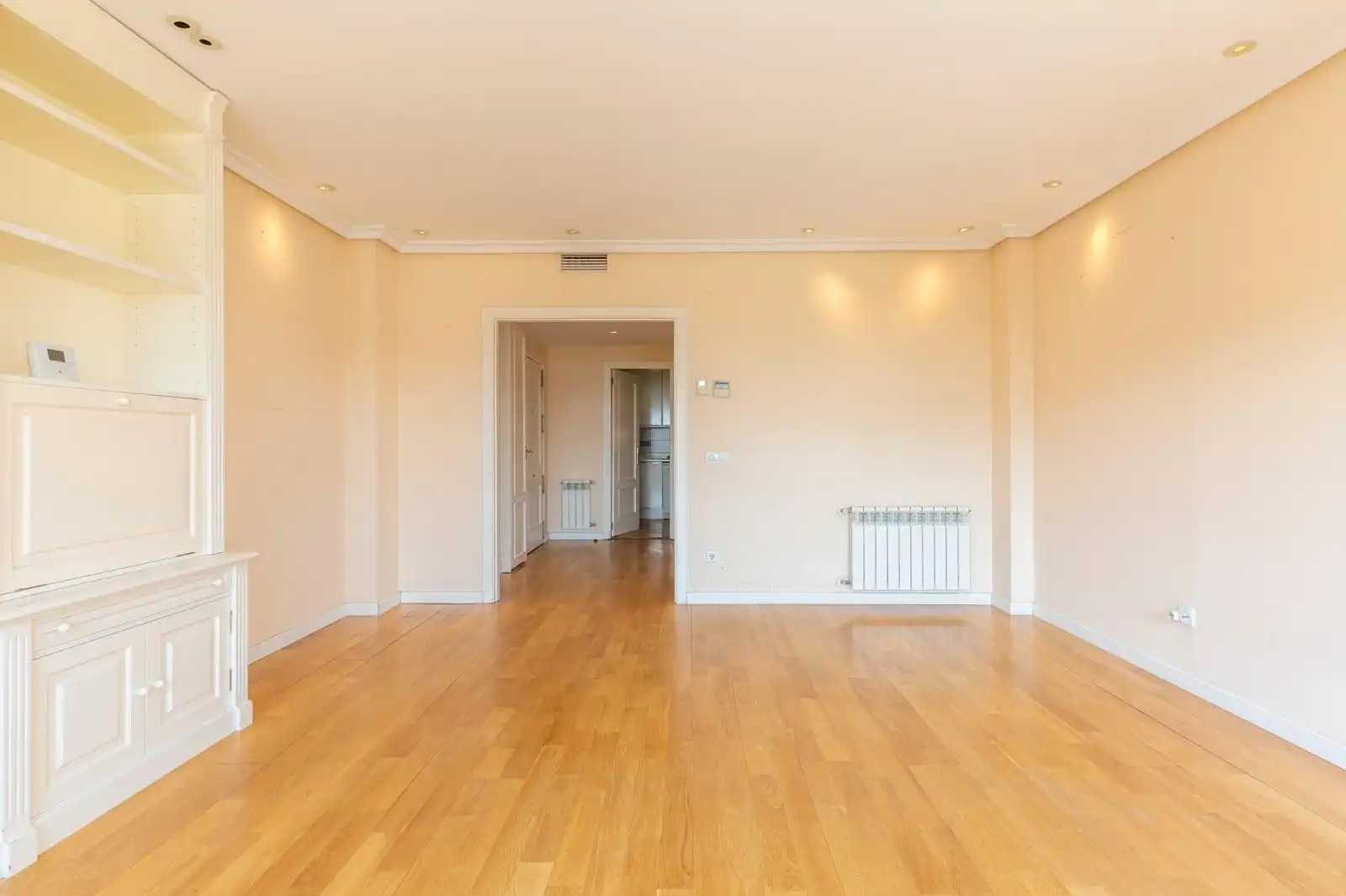 Sala d'estar de Pis en venda en Madrid amb Aire condicionat, Calefacció i Jardí privat