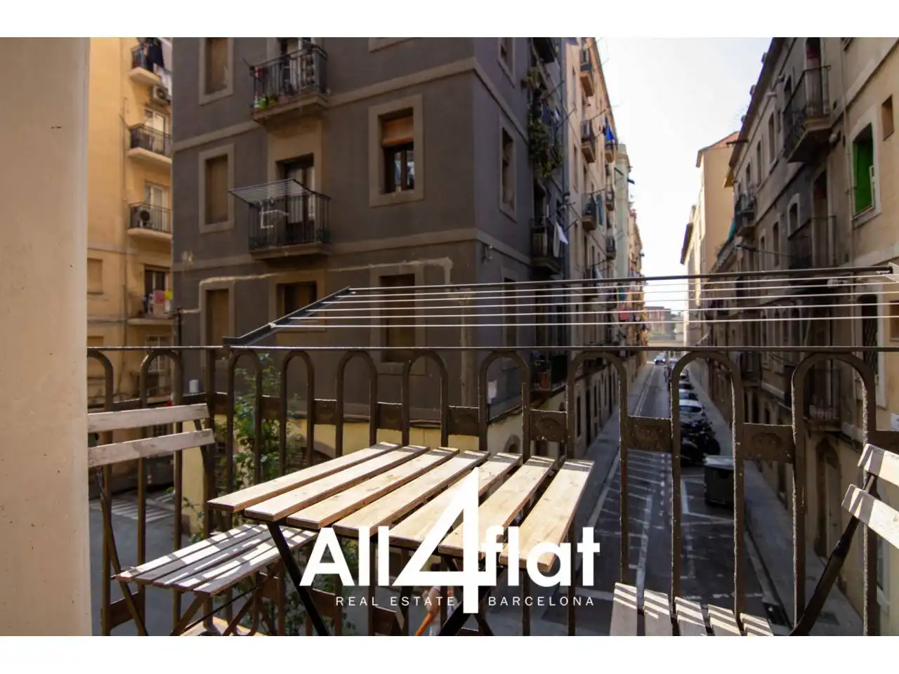 Vista exterior de Piso de alquiler en Barcelona con Aire acondicionado, Parquet y Amueblado