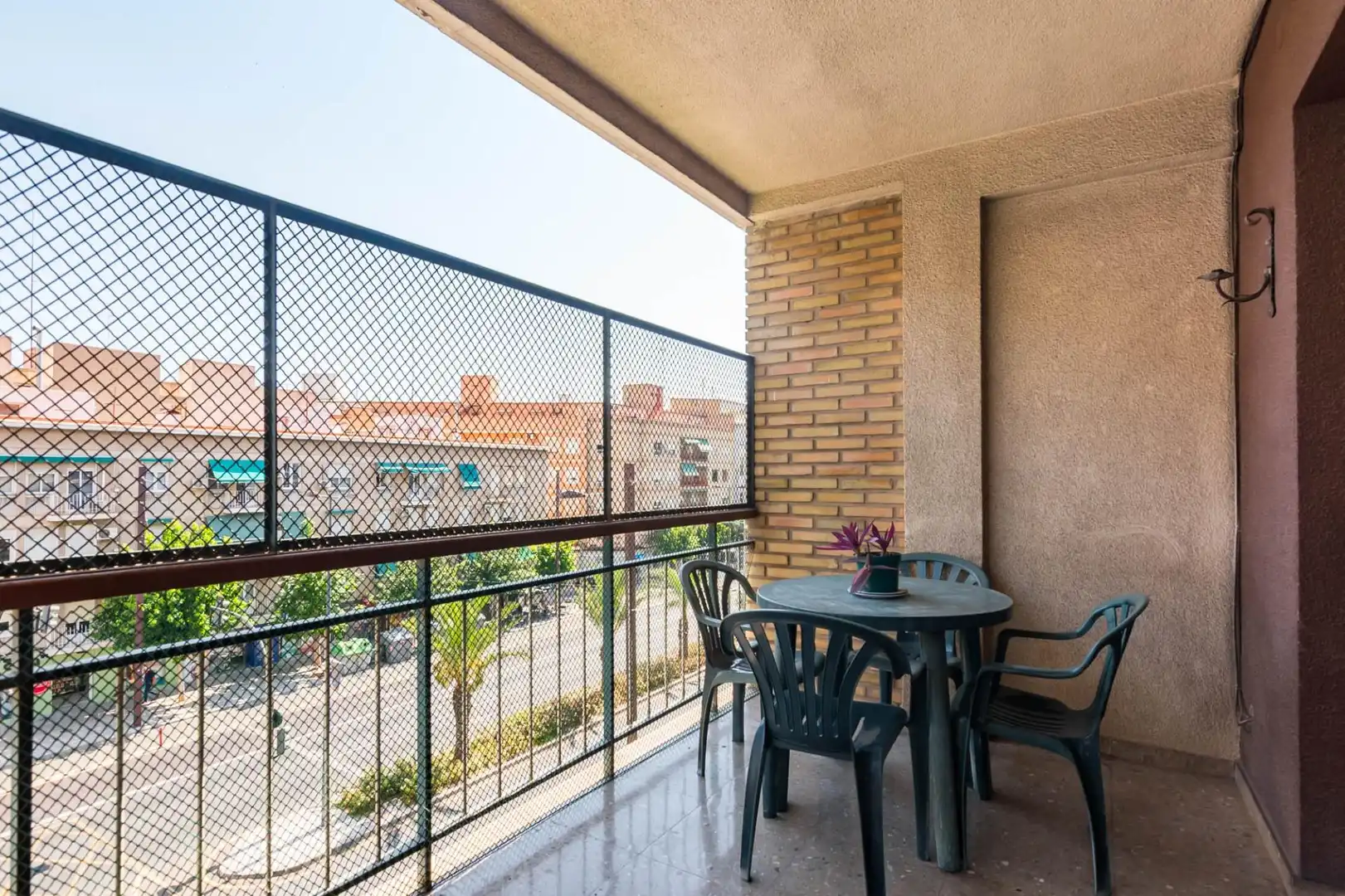 Terrasse von Wohnung zur Miete in Murcia mit Klimaanlage, Terrasse und Abstellraum