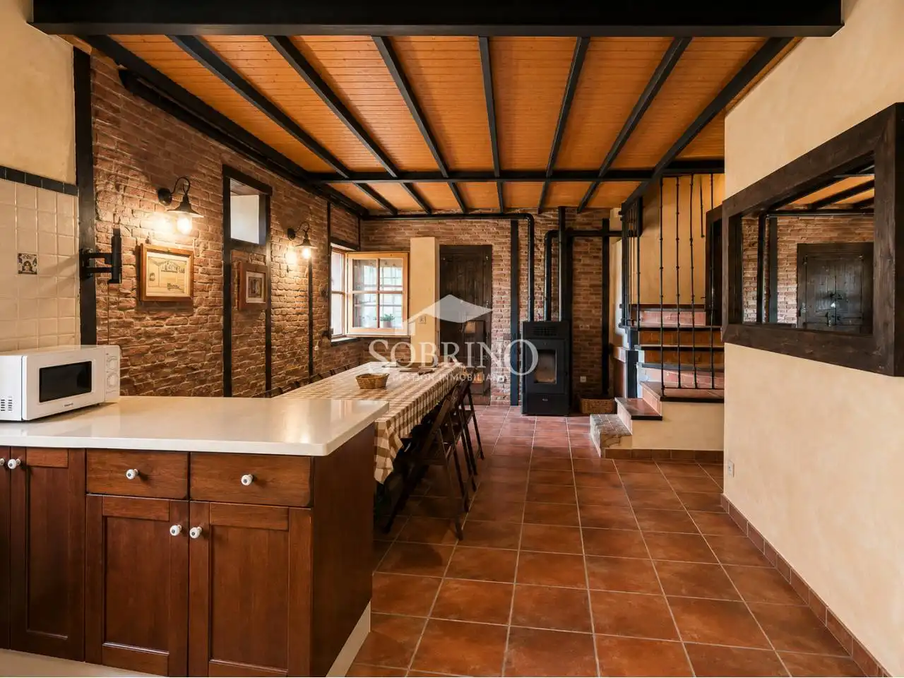 Cocina de Casa o chalet en venta en Llanes con Aire acondicionado, Calefacción y Parquet