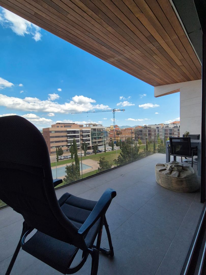 Terrace of Flat for sale in Vic  with Air Conditioner, Heating and Parquet flooring