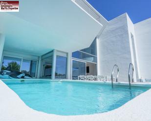 Swimming pool of Single-family semi-detached for sale in Altea  with Air Conditioner and Terrace
