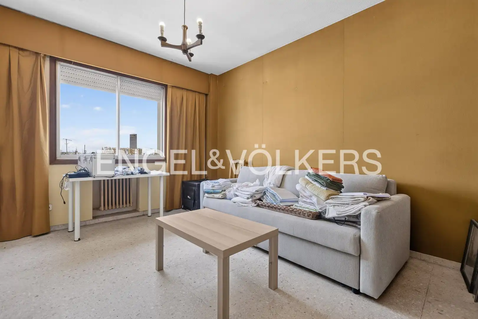Sala de estar de Piso en venta en Sevilla con Aire acondicionado, Calefacción y Parquet