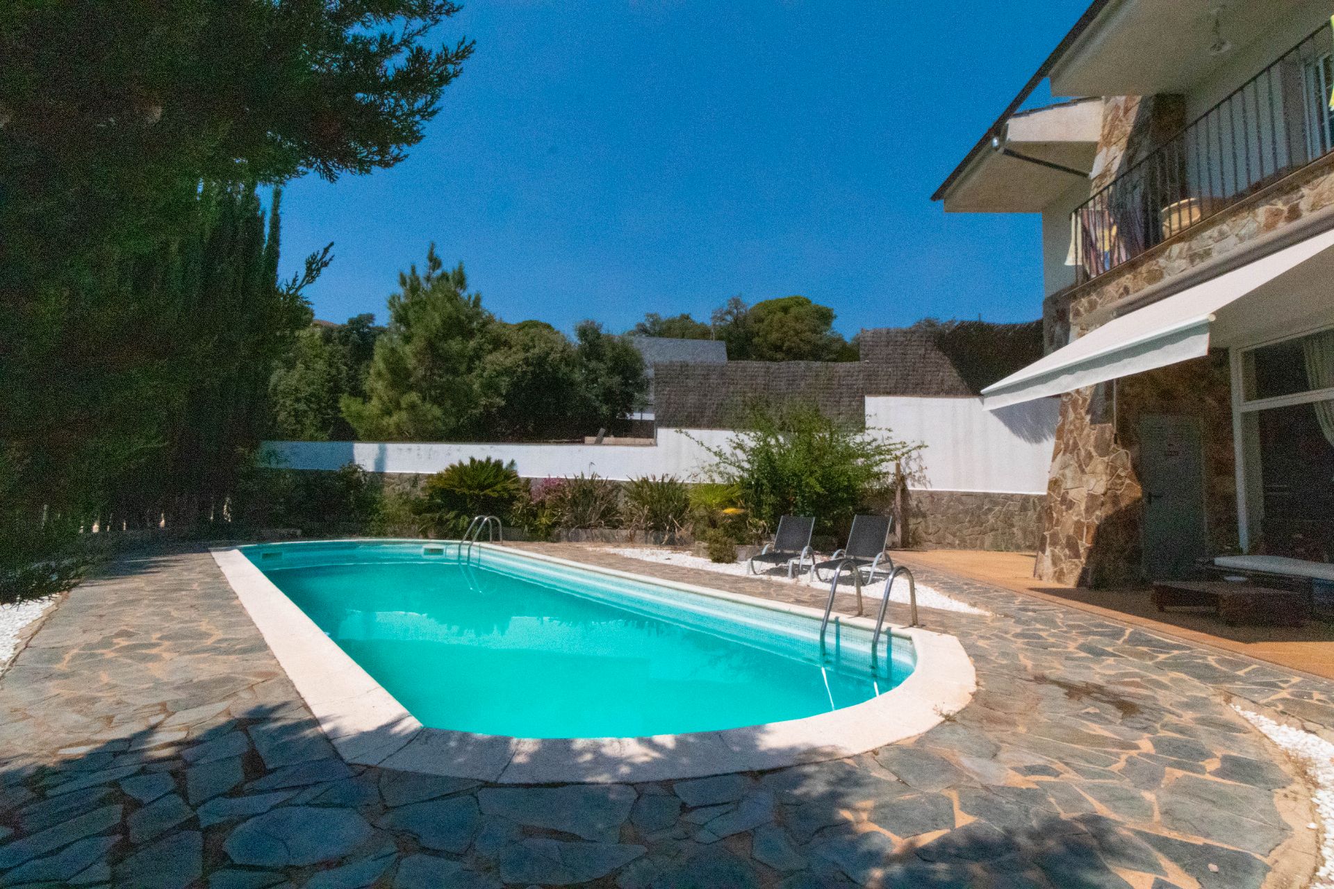 Swimming pool of House or chalet for sale in Sant Cebrià de Vallalta  with Air Conditioner, Private garden and Terrace