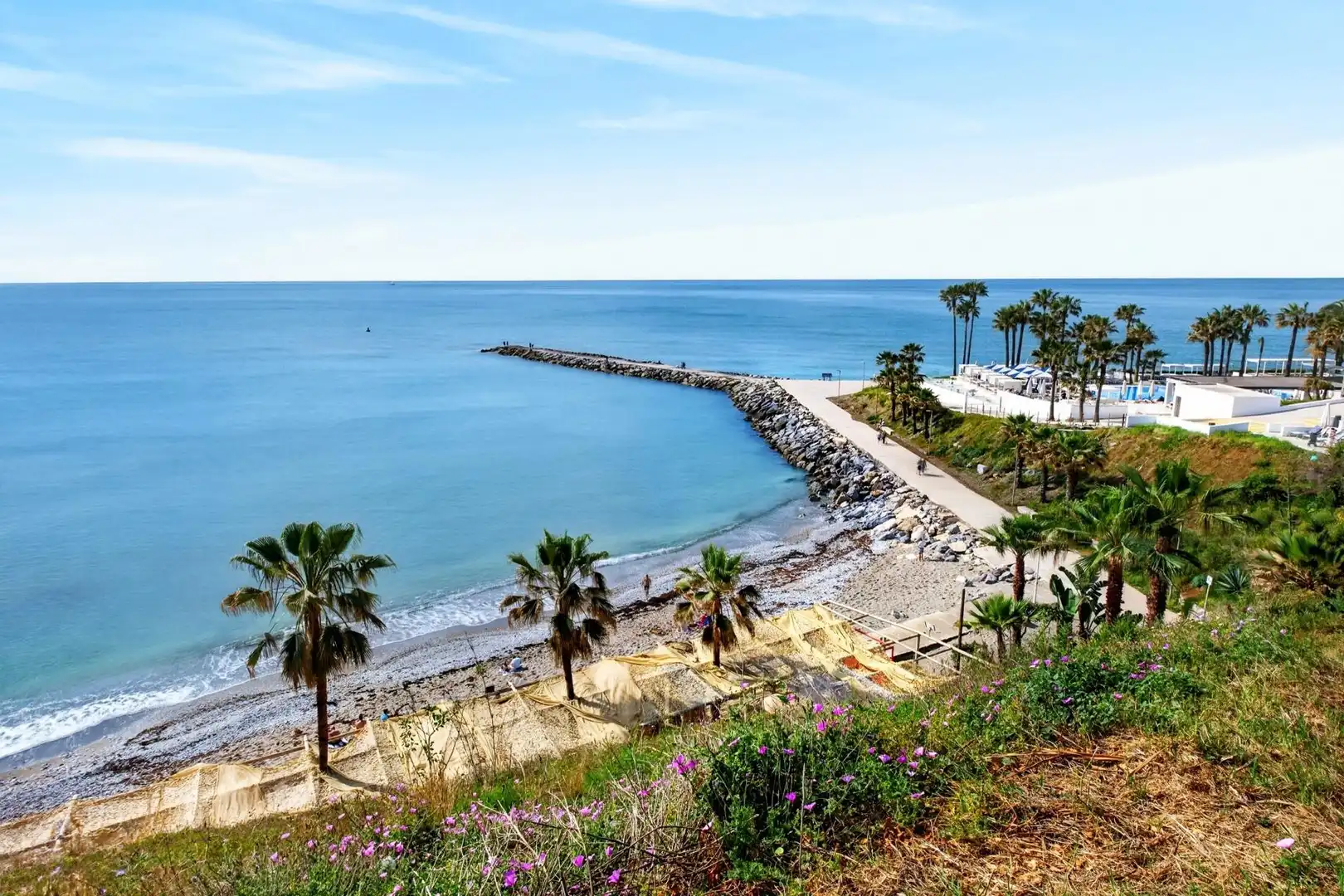 Exterior view of Ground floor for sale in Benalmádena  with Air Conditioner, Private garden and Terrace