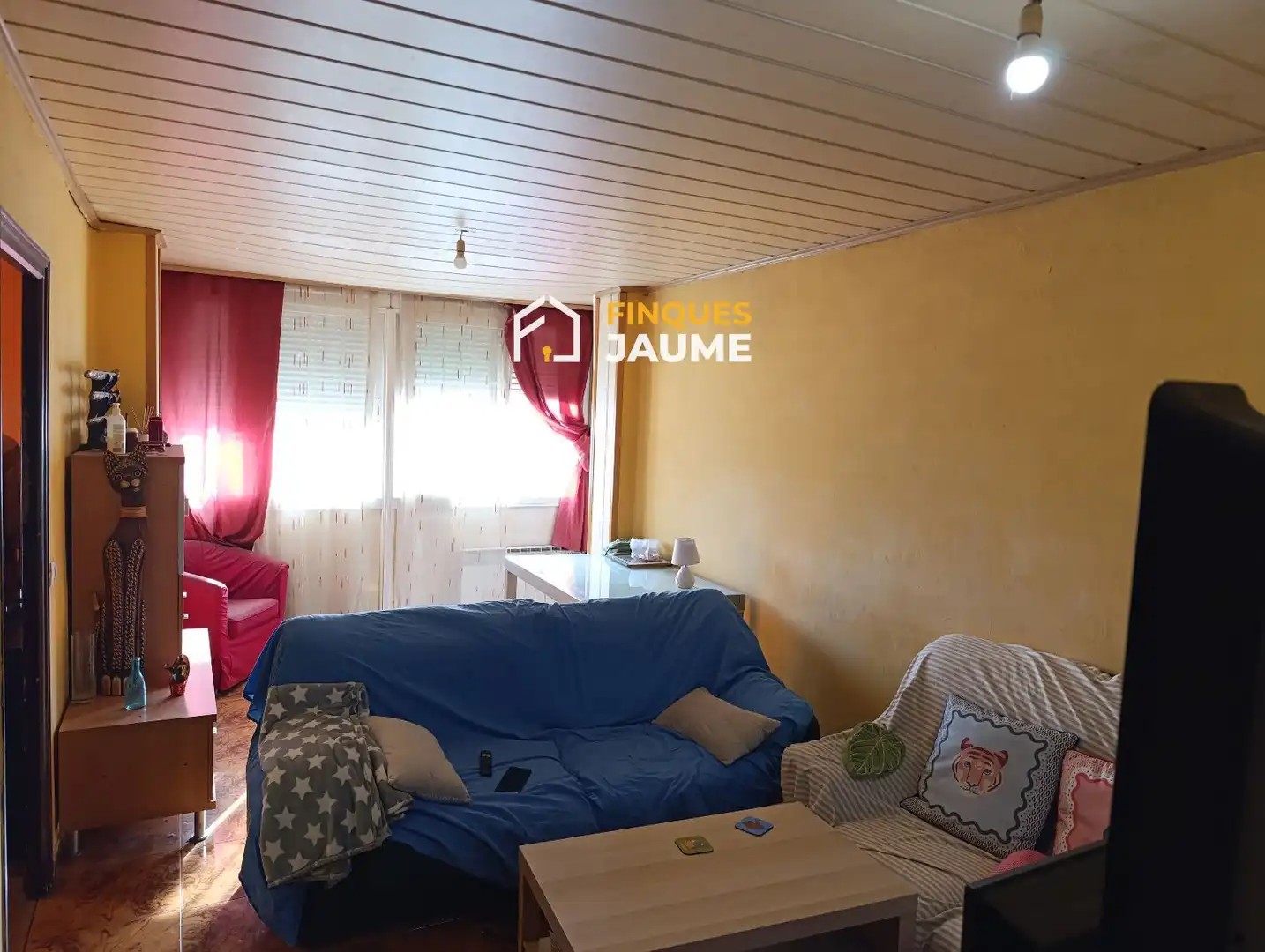 Sala de estar de Piso en venta en Lleida con Aire acondicionado, Calefacción y Trastero