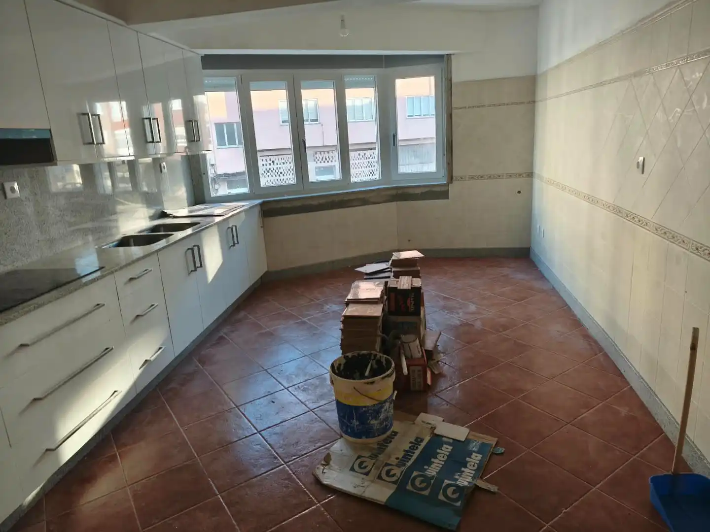 Kitchen of Flat for sale in Santa Comba