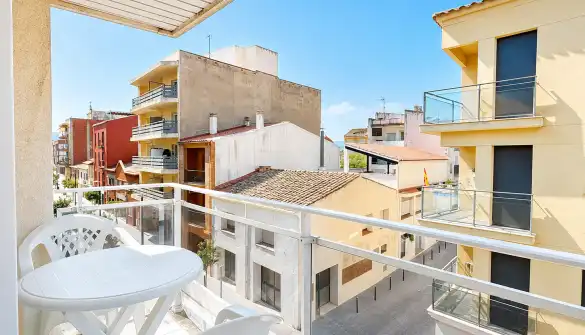 Terrasse von Wohnungen zum Verkauf in Calonge i Sant Antoni mit Klimaanlage, Terrasse und Abstellraum