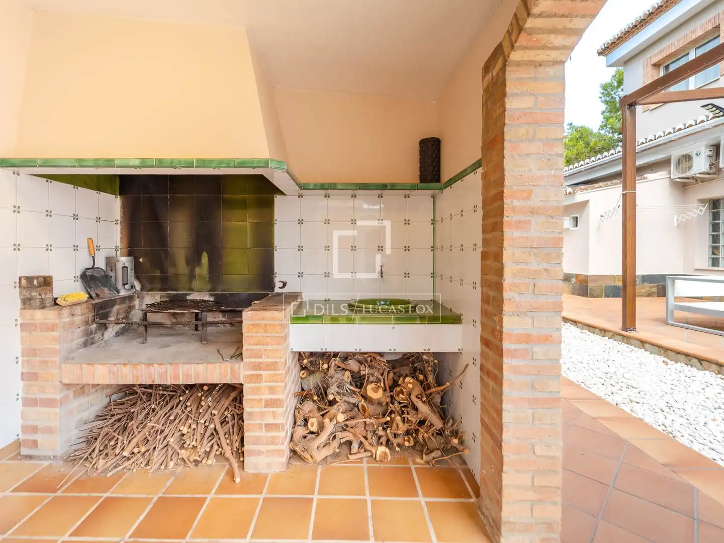 Terrassa de Casa o xalet de lloguer en Bétera amb Aire condicionat, Jardí privat i Moblat