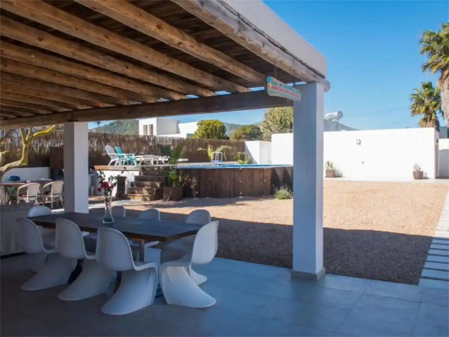 Terrassa de Casa o xalet en venda en Sant Josep de sa Talaia amb Aire condicionat i Piscina