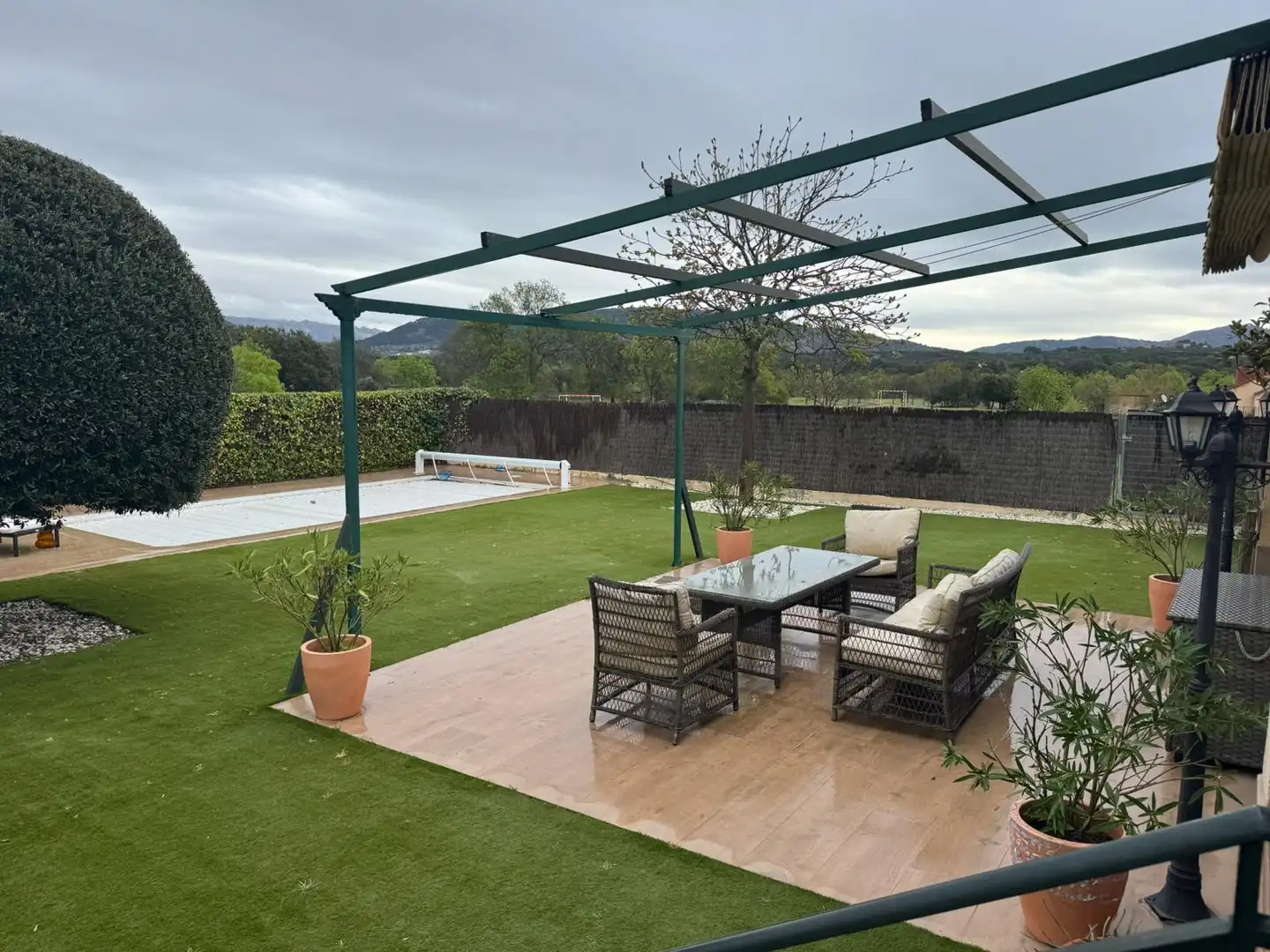 Terrassa de Casa adosada en venda en Guadarrama amb Calefacció, Jardí privat i Terrassa