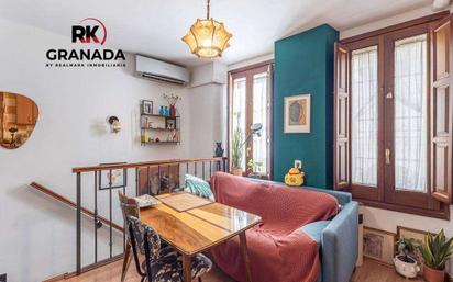 Sala d'estar de Dúplex en venda en  Granada Capital amb Aire condicionat i Terrassa