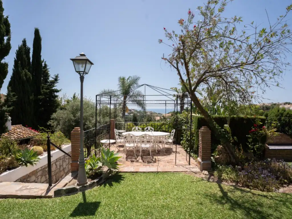 Garden of Houses for sale in Benalmádena
