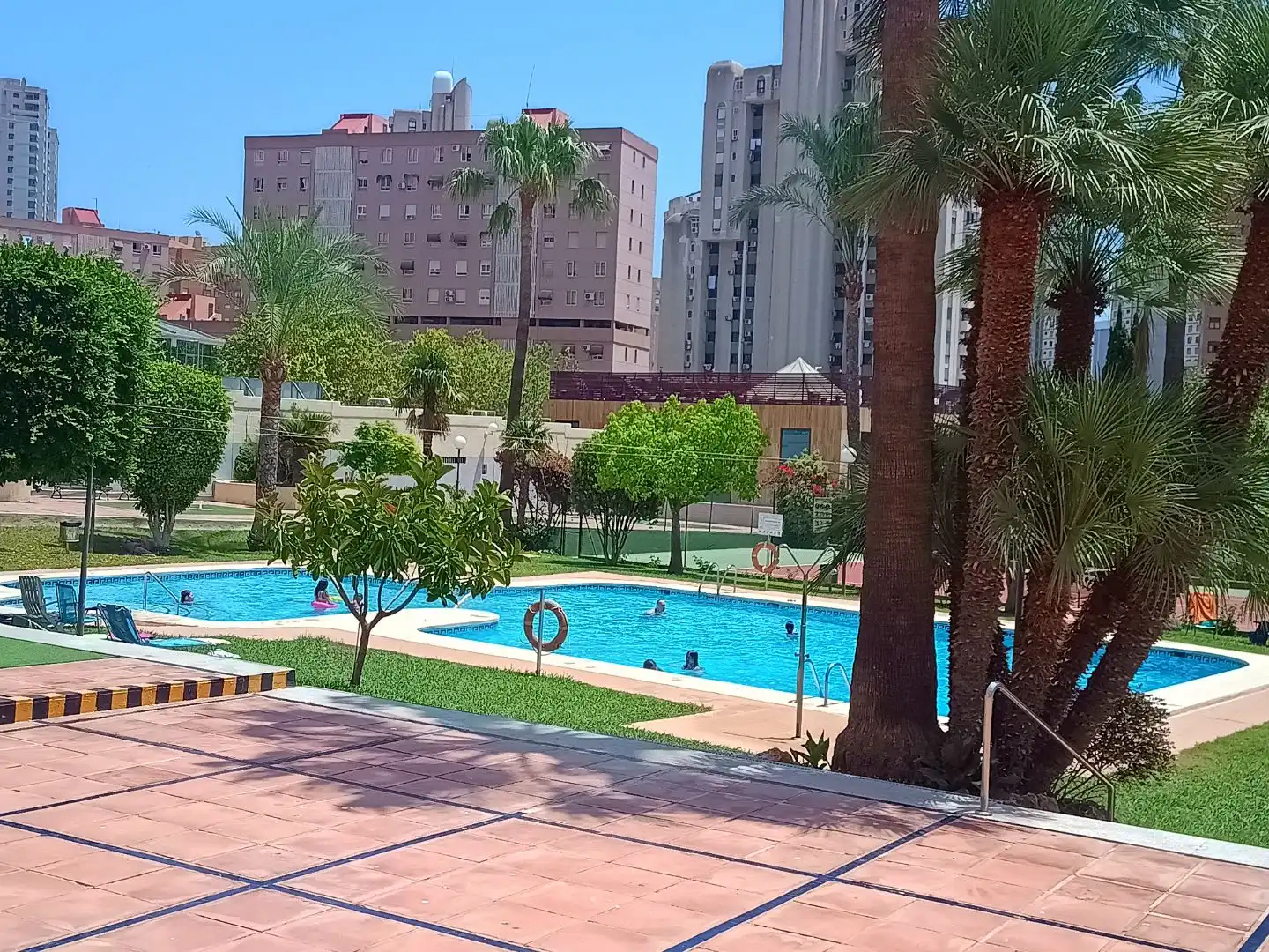 Swimming pool of Flat for rent in Juzgados - Plaza de Toros