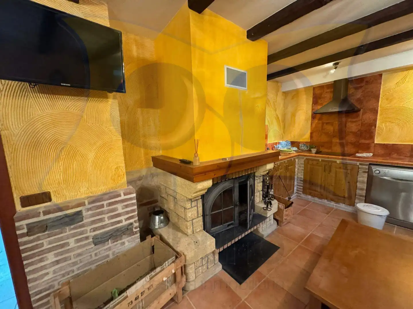 Cocina de Casa o chalet en venta en Carbajosa de la Sagrada con Aire acondicionado, Calefacción y Jardín privado