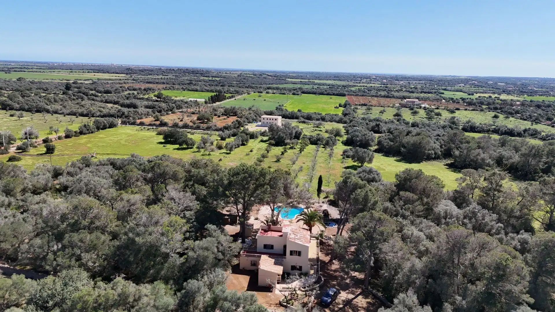 Finca rústica de lloguer en Ses Salines amb Calefacció, Jardí privat i Piscina
