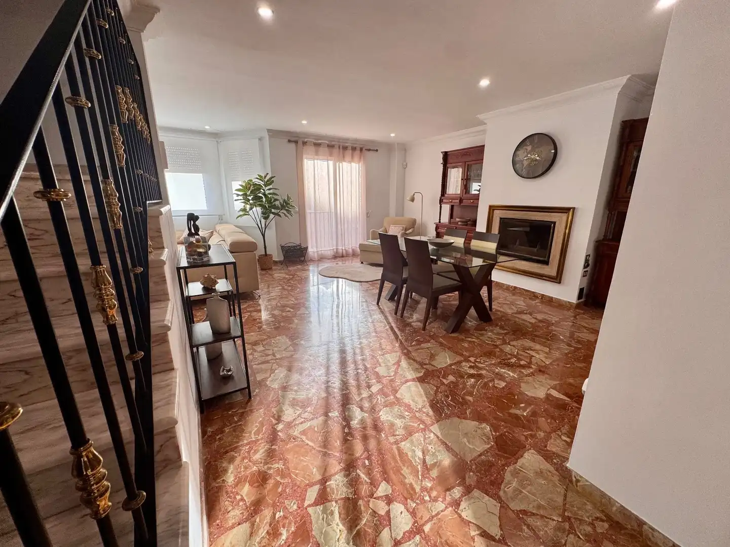 Wohnzimmer von Maisonette zur Miete in Puçol mit Terrasse und Möbliert