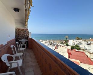 Terrace of Flat to rent in Rincón de la Victoria  with Air Conditioner, Heating and Private garden