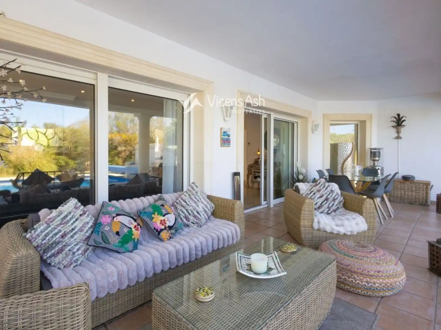 Terrace of Houses for sale in Jávea / Xàbia  with Air Conditioner, Terrace and Swimming Pool