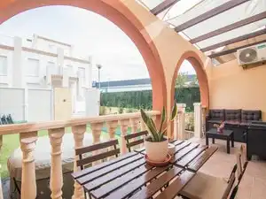 Terrace of Houses for rent in Santa Pola  with Air Conditioner, Heating and Furnished