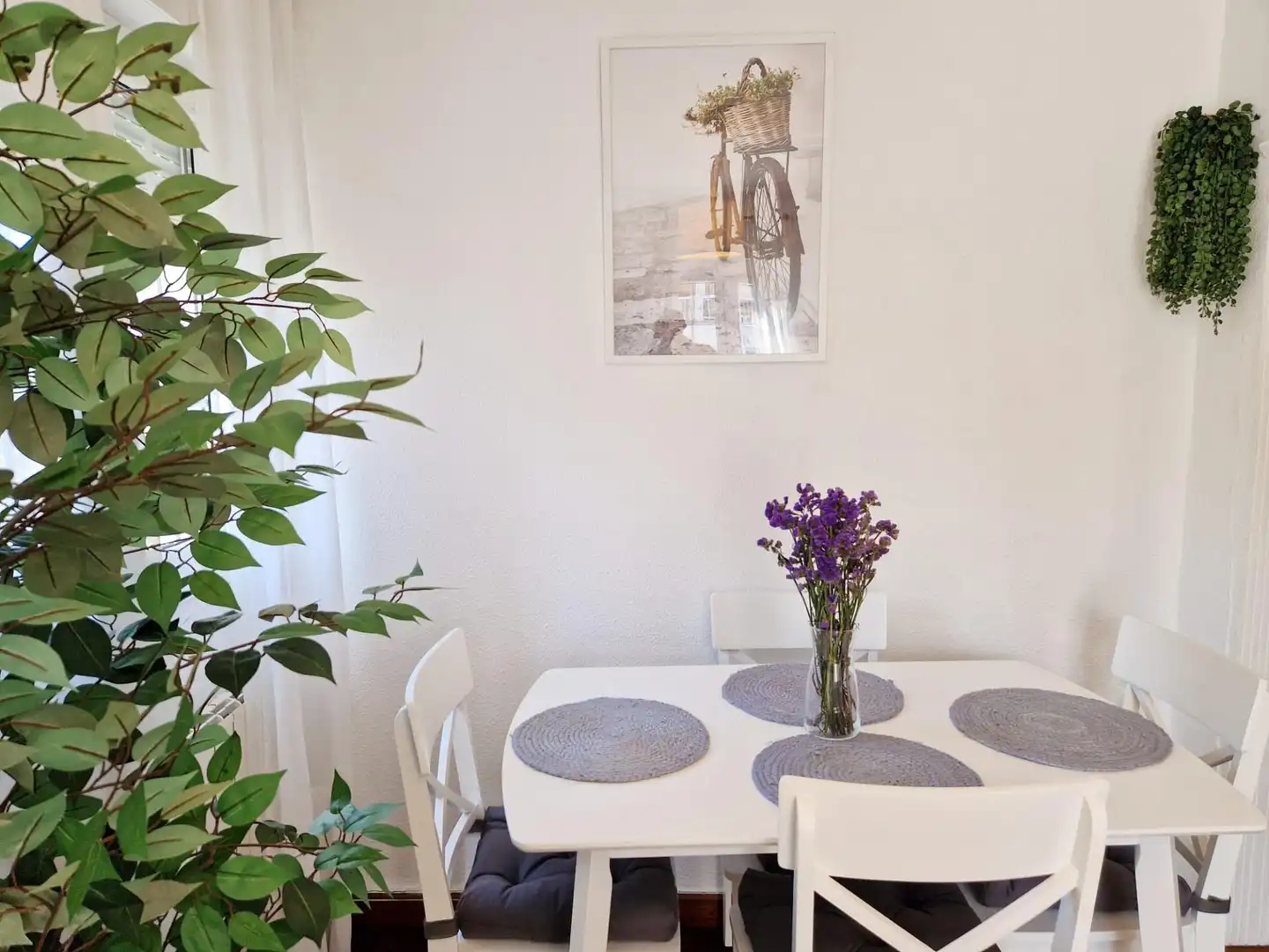 Esszimmer von Wohnung zur Miete in Santander mit Heizung, Terrasse und Möbliert