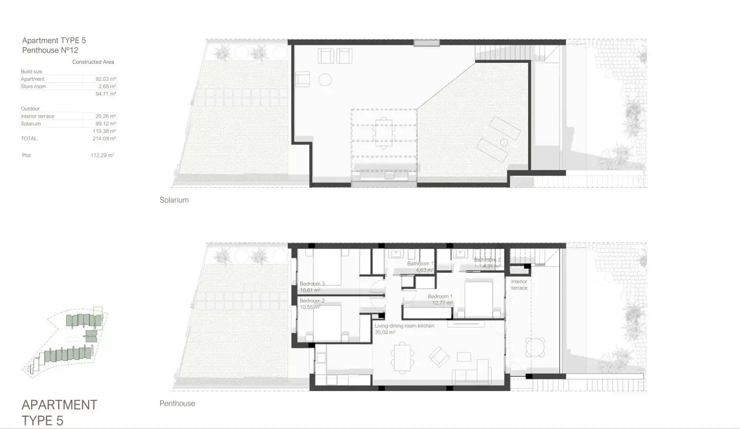 Piso con terraza en venta en Roda, imagen 2